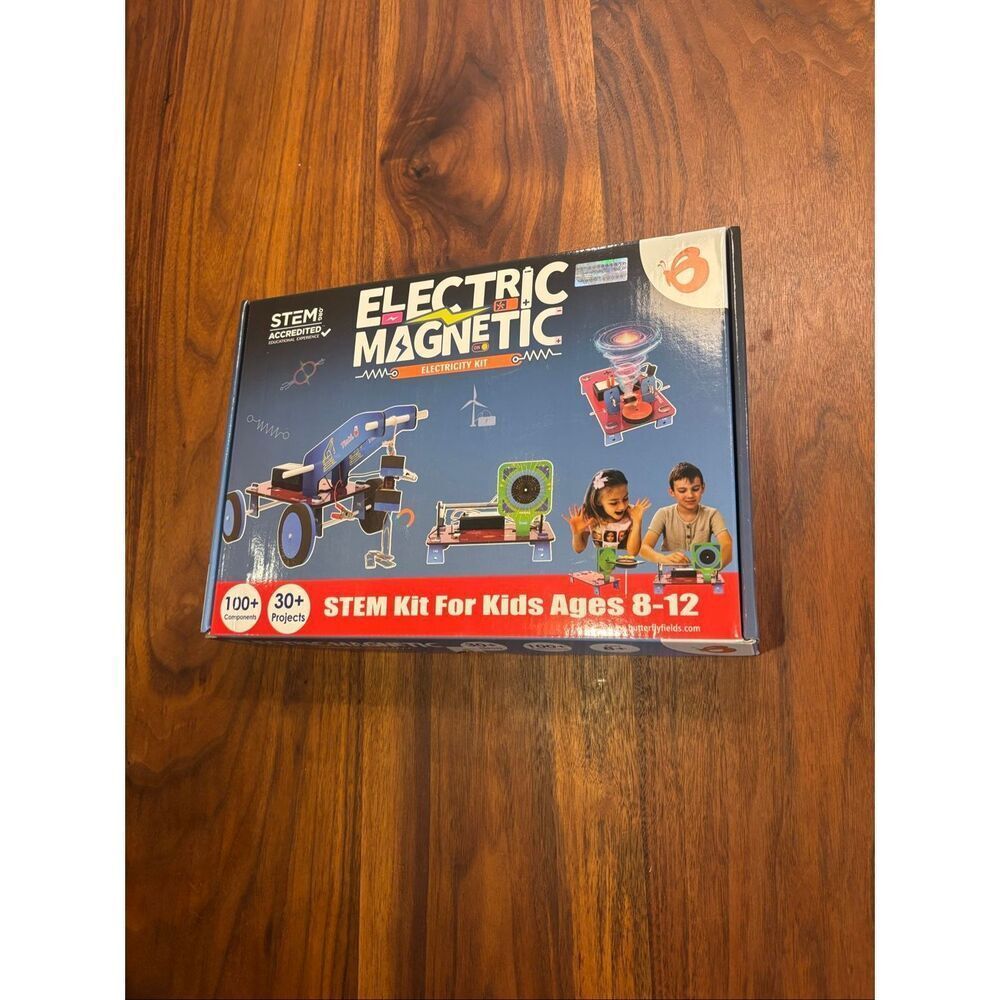 Butterfly Edufields Kids STEM Electric Magnetic 30-in-1 Kit Toy Set OS NWOT
